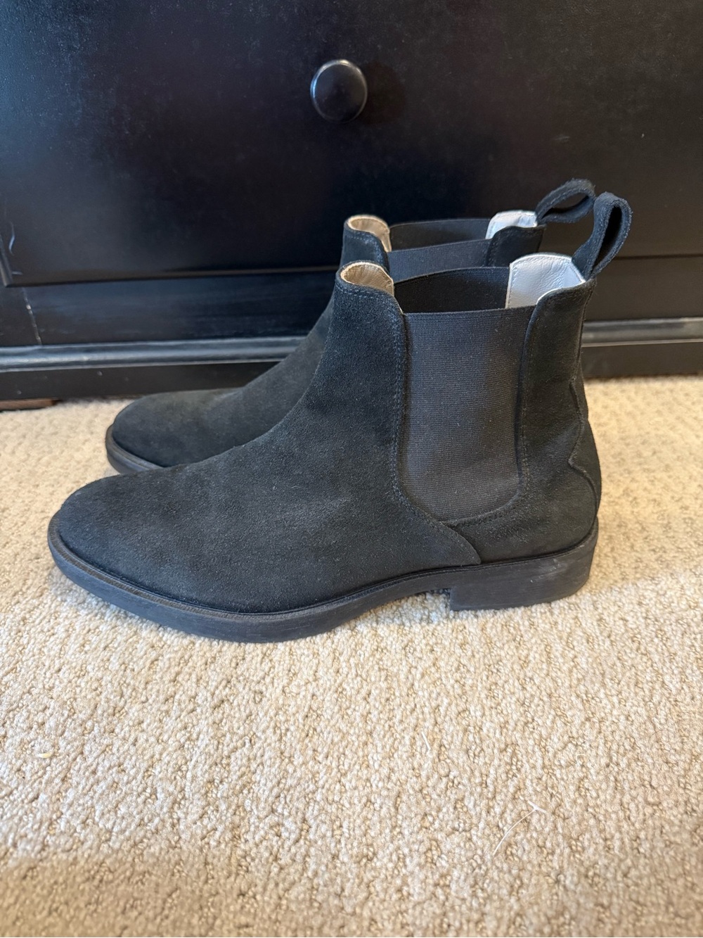 AllSaints Black Suede Chukka Chelsea Boots